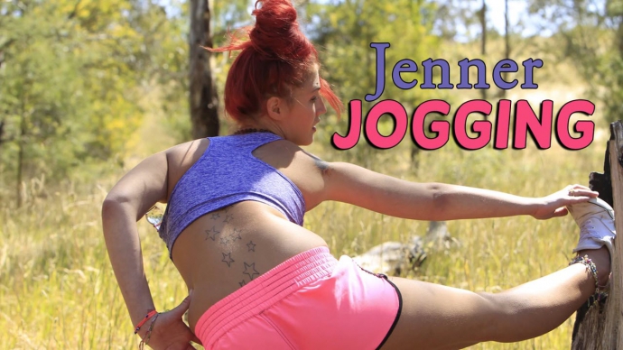GirlsOutWest Jenner Jogging - 2 January 2015 (1080p)