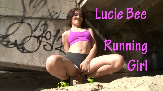 GirlsOutWest Lucie Bee Running Girl - 28 October 2013 (1080p)