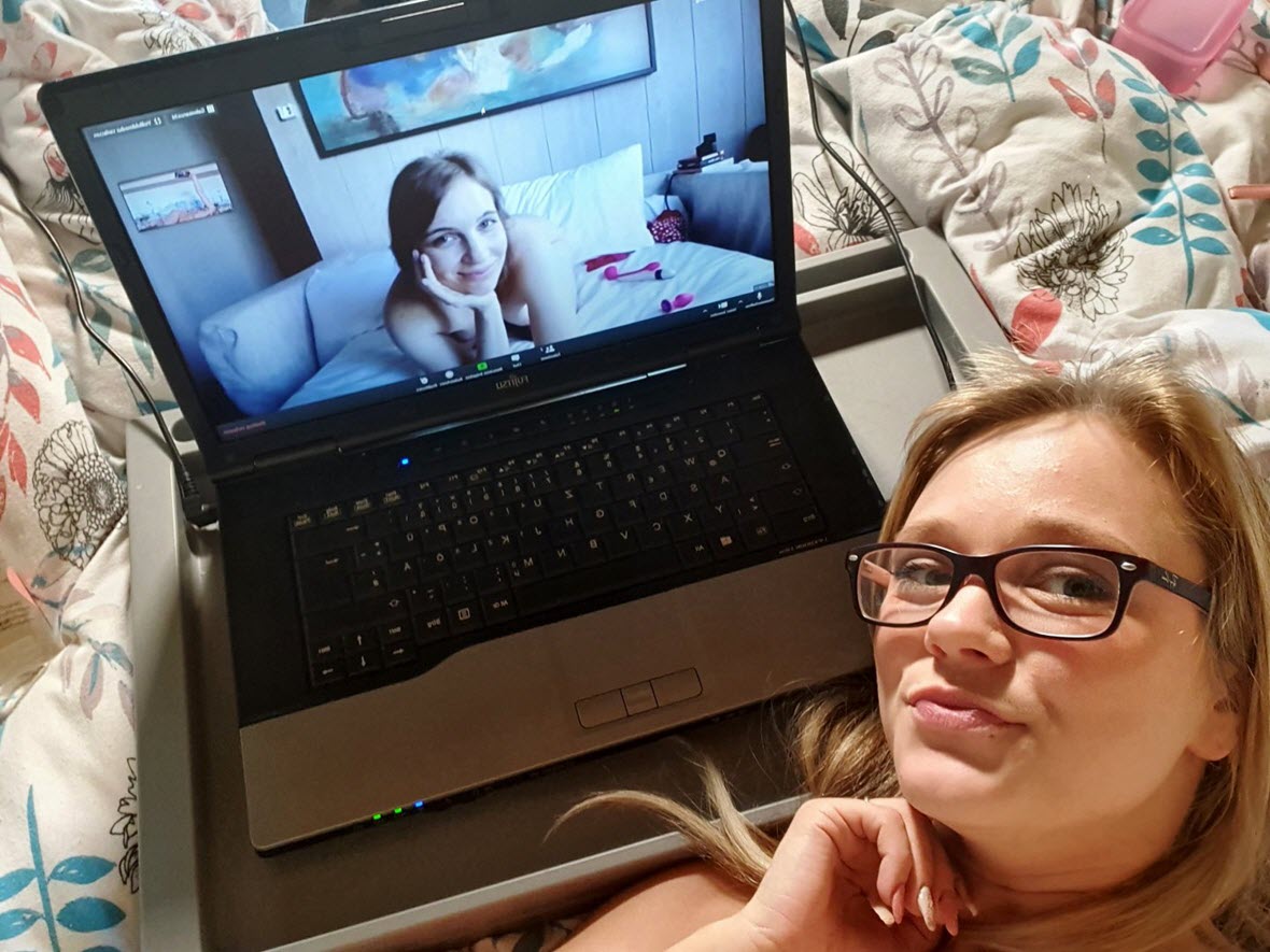 Ersties Holly and Julia - Try a Sexy Skype Experiment