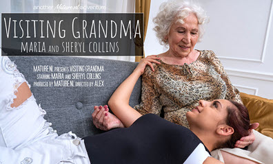 Mature.nl Maria (86) & Sheryl Collins (21) - Hit firmly breasted babe having sex with a very naughty granny - 5 September 2020 (1080p/photo)