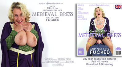 Mature.nl Camilla Creampie (EU) (47) - Big breasted Camilla gets fucked in her medieval dress - 9 December 2020 (1080p)