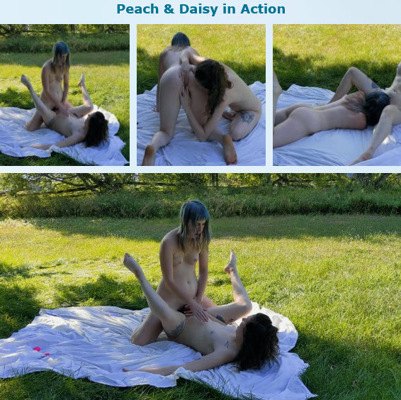 Ersties Peach and Daisy - Strap-On