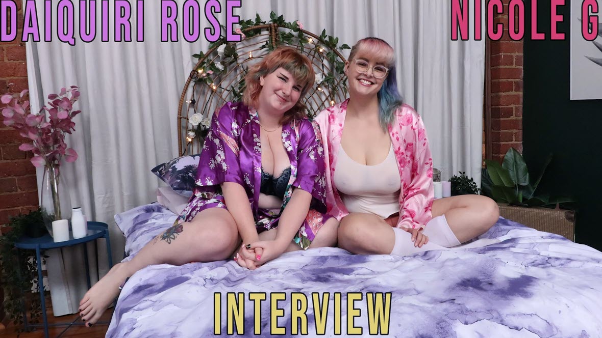GirlsOutWest Daiquiri Rose & Nicole G - Slip n' Slide Interview...