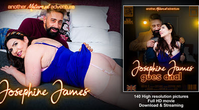 Mature.nl Josephine James (EU) (54) & Mugur (43) - MILF Josephine James gets fucked in the ass and squirts with desire - 28 October 2022