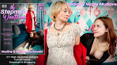 Mature.nl Nadine (48) & Nicole Murkovski (21) - Mature Nadine seduces her small breasted teen stepdaughter Nicole Murkovski into hot lesbian sex - 22 September 2023
