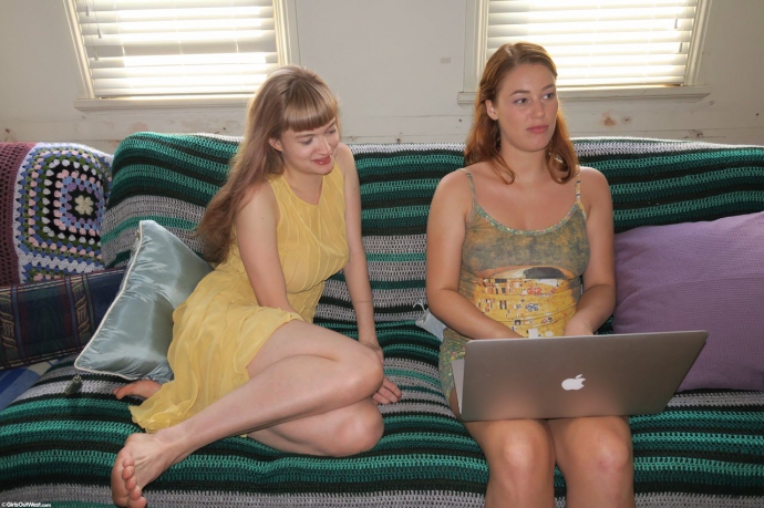 GirlsOutWest Peggie and Laney BTS Pics