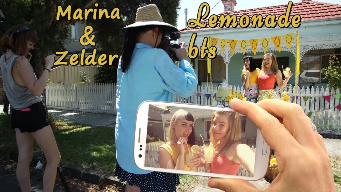 GirlsOutWest Marina and Zelder Lemonade BTS