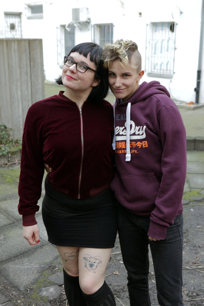Ersties Luzie and Finn 31-27 years - Lesbian