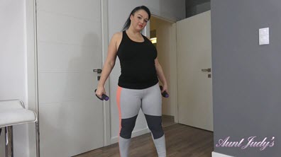 AuntJudys Devon Workout Routine and Pussy Play - 5 May 2020 (1080p)