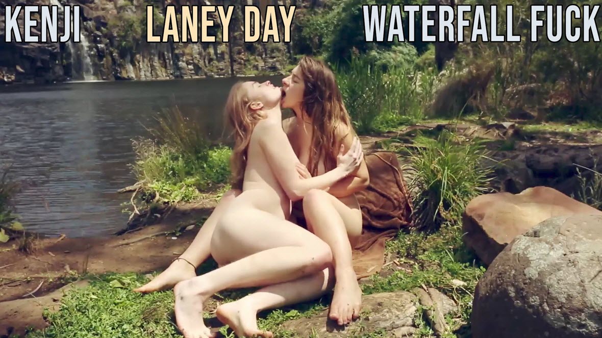 GirlsOutWest Kenji and Laney Day Waterfall Fuck