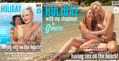 Mature.nl Mackenzie Page (EU) (39) & Miss Melissa (21) - When on holiday with her stepmom this hot babe finds out what sex on the beach is like - 26 September 2020 (1080p/photo)