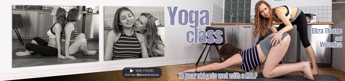 Mature.nl Eliza Thorne (18), Veronica (41) - Old and young lesbian Yoga Class spins out of control!