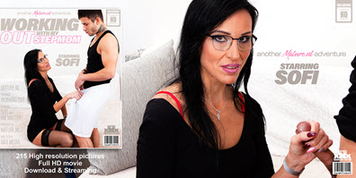 Mature.nl Jim Master (20) & Sofi (45) - Hot MILF Sofi works out with her strapping stepson - 15 January 2022 (1080p/photo)