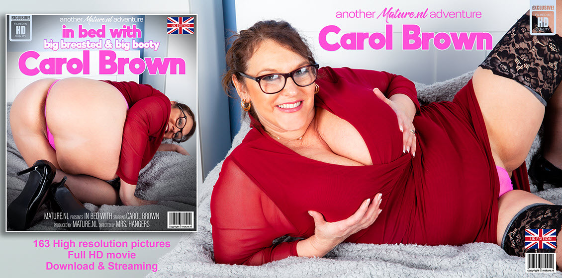 Mature.nl Carol Brown (EU) (54) - Would you love it to step in bed with huge breasted MILF Carol Brown?