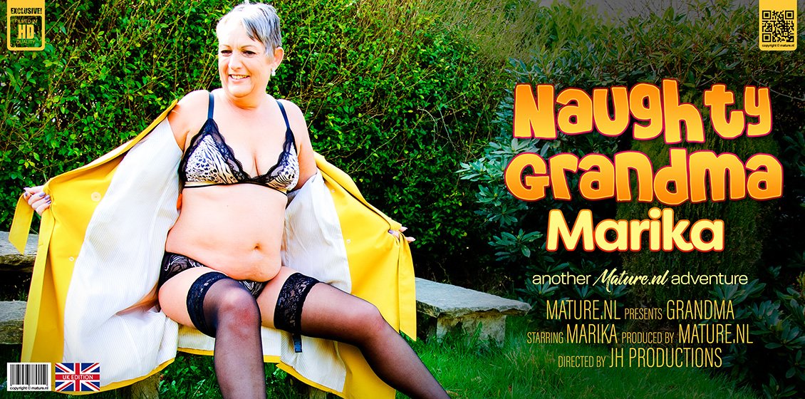 Mature.nl Marika (EU) (60) - Grandma Marika loves to play with her wet pussy