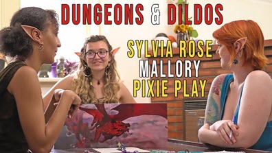 GirlsOutWest Mallory, Sylvia & Pixie - Dungeons And Dildos - 9 April 2023