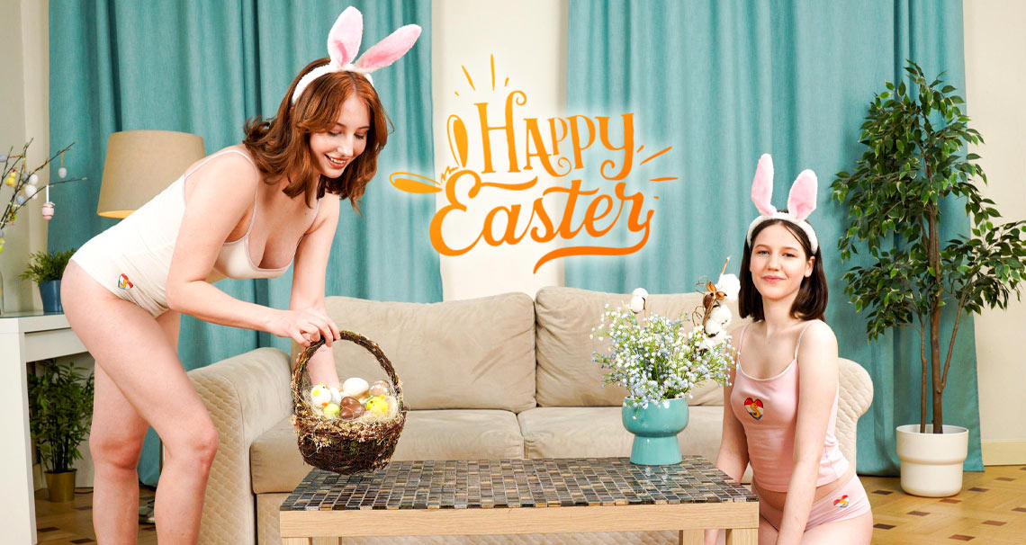 ClubSweethearts Margo Von Teese & Emma Korti - Easter Bunny playtime