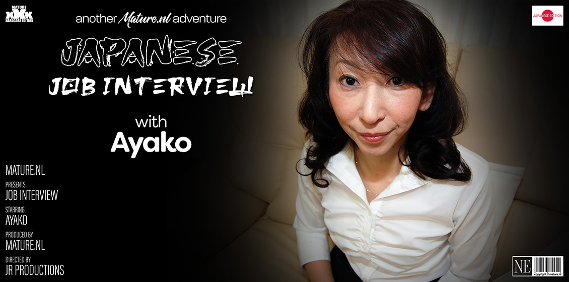 Mature.nl Mako Shinozuka (45) - Skinny Japanese MILF Mako Shinozuka gets creampied after her job interview
