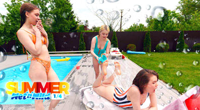 ClubSweethearts Rebecca Nikson,  Milka Wey & Lana Rose - Summer Wet 'n Wild 2023 1/4 -  July 2023
