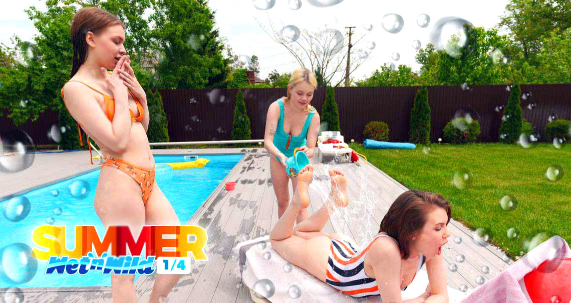ClubSweethearts Rebecca Nikson,  Milka Wey & Lana Rose - Summer Wet 'n Wild 2023 1/4