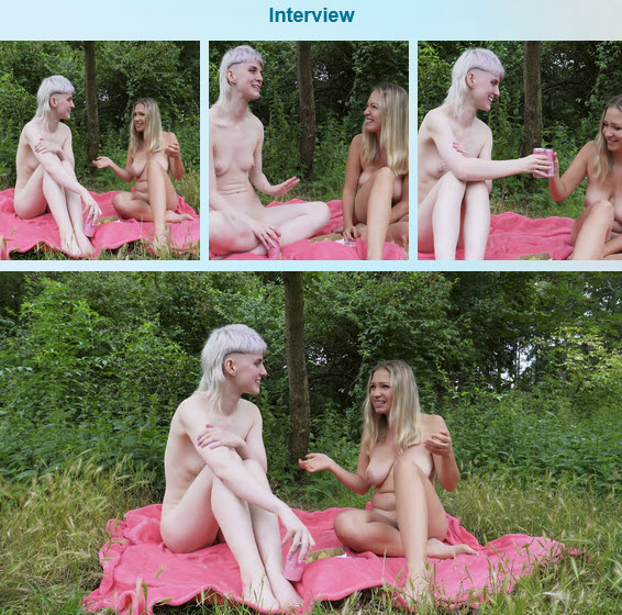 Ersties Gabi & Mika - A Naked Date in Hasenheide