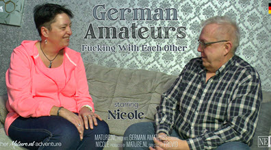 Mature.nl Nicole S. (EU) (46) & Willi (55) - Horny German amateurs fucking with each other on the couch - 25 September 2023