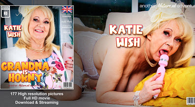 Mature.nl Katie Wish (EU) (63) - Katie Wish is a British curvy big breasted granny that loves to play with her shaved pussy - 6 November 2023