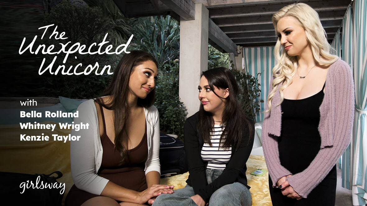 GirlsWay Kenzie Taylor, Whitney Wright & Bella Rolland - The Unexpected Unicorn