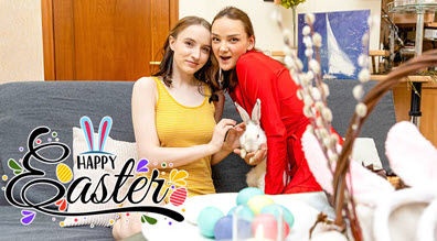 ClubSweethearts Erika Mori & Olivia Trunk - Easter lesbian lovers - 31 March 2024