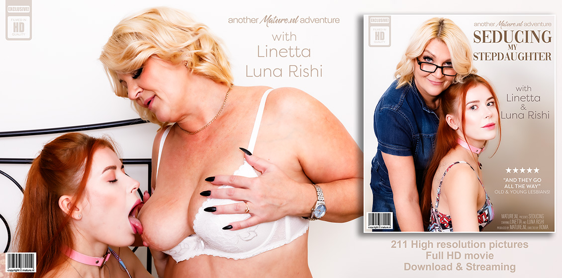 Mature.nl Linetta (52) & Luna Rishi (26)