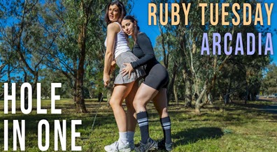 GirlsOutWest Arcadia & Ruby T - Hole In One