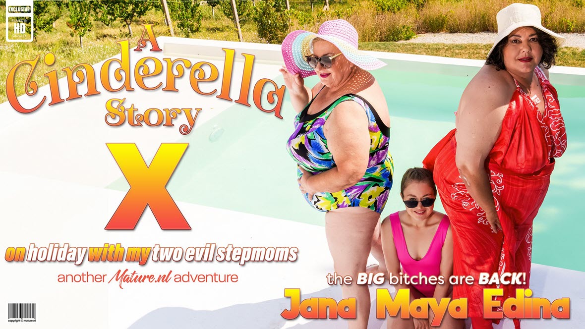 Mature.nl Edina (55), Jana (61) & Maya (24)