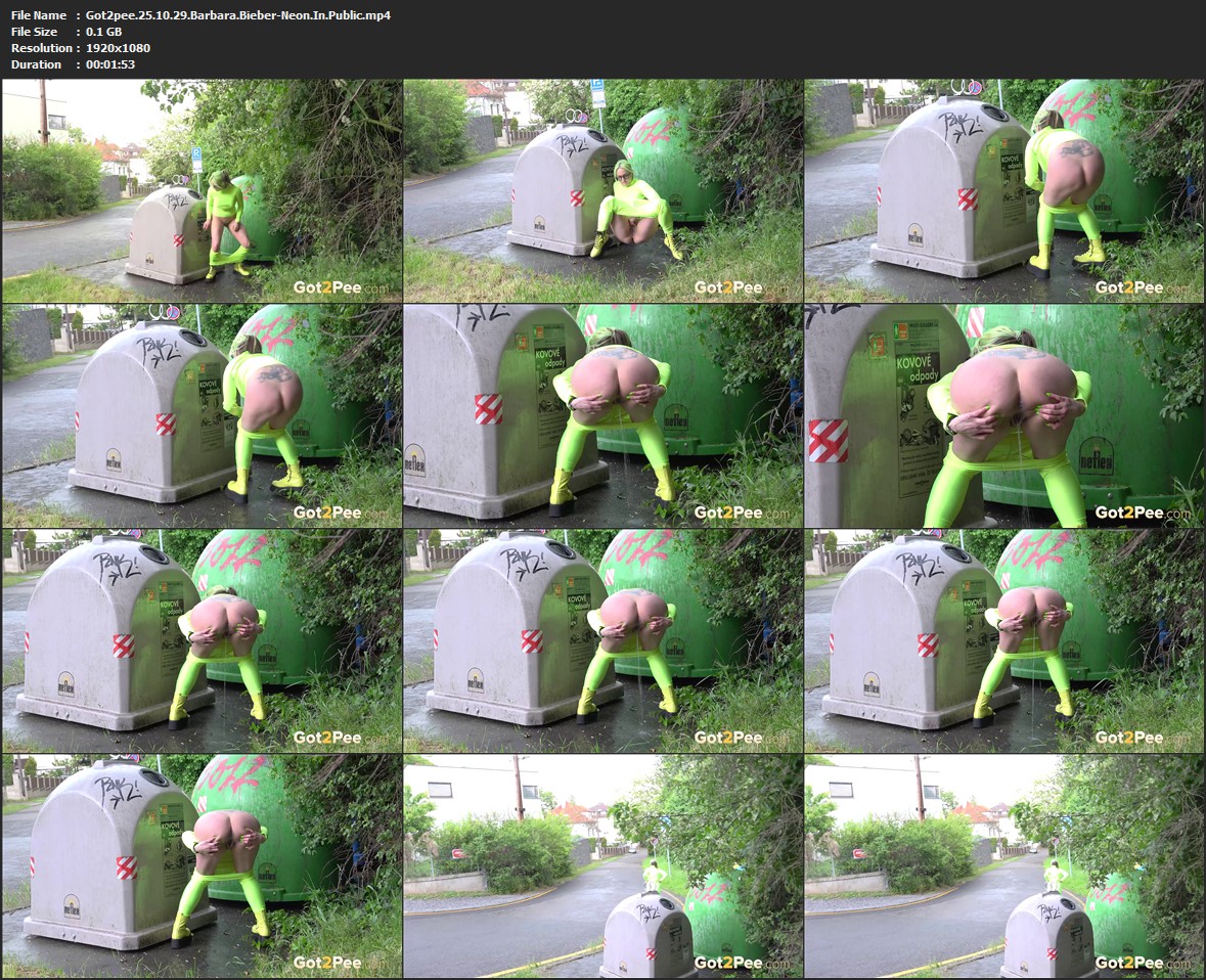 Got2pee Barbara Bieber - Neon In Public