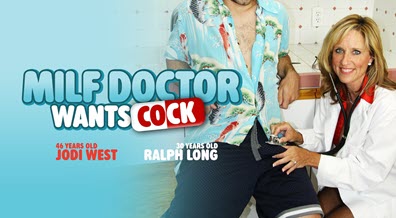 Milf Doctor wants a cock! Curing stress with a good fuck!