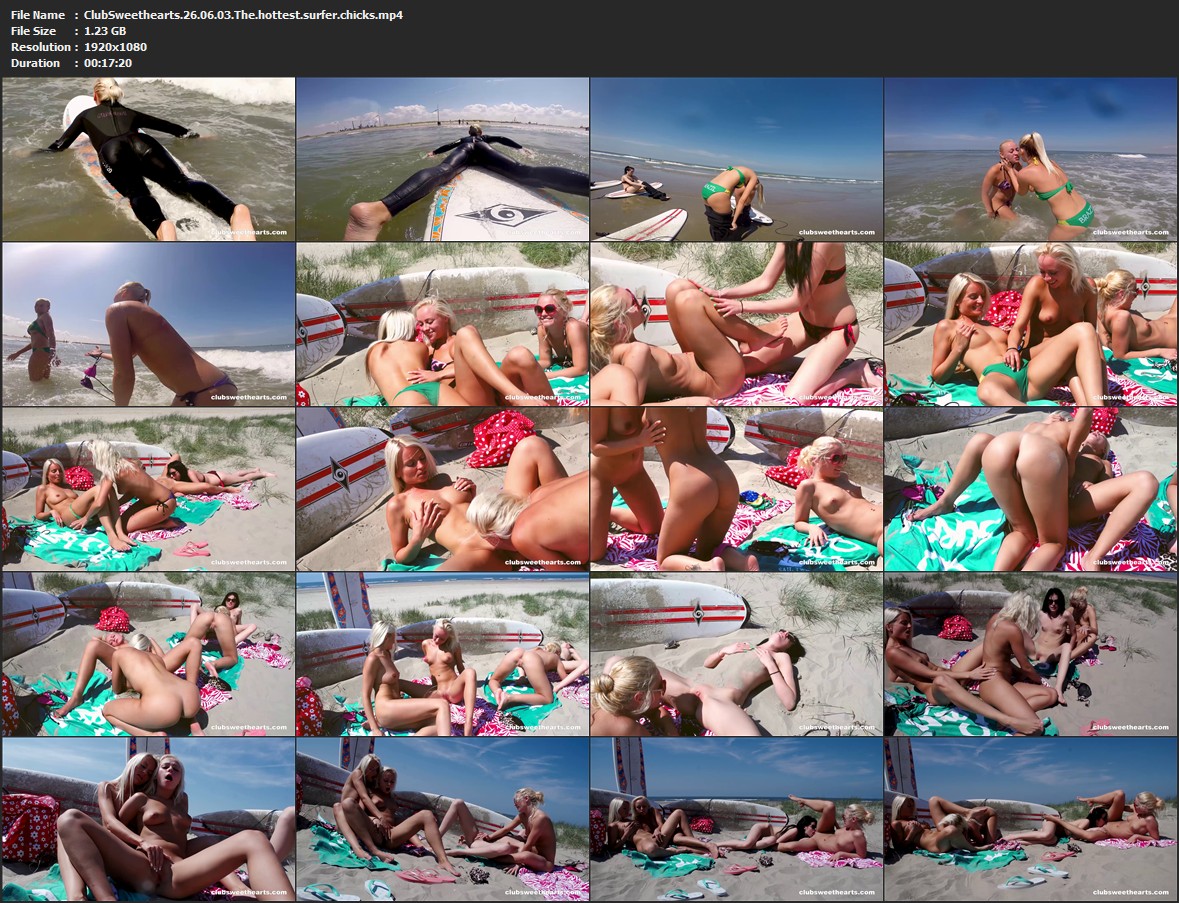The hottest surfer chicks
