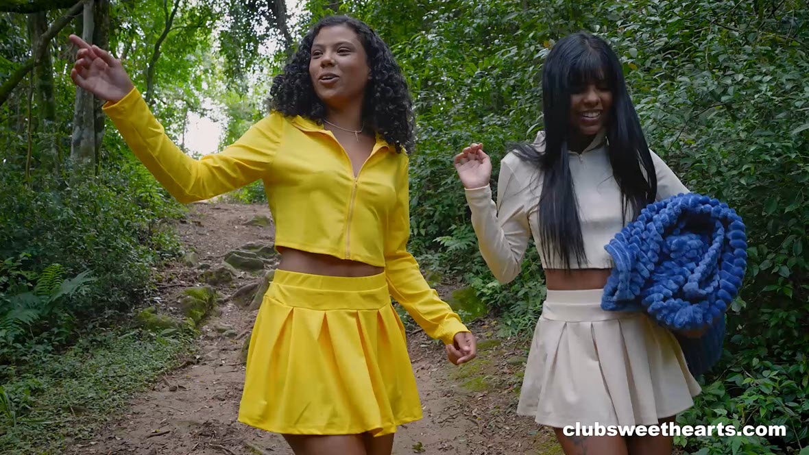 Clubsweethearts Juh Jackson and Nathy Oliveira - Latinas and waterfalls